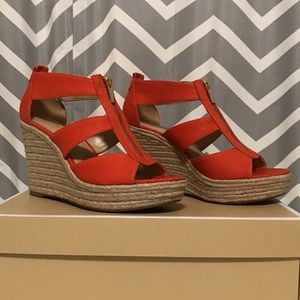 Michael Kors Damita Wedge Sandal Mimosa 9M